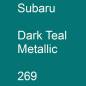 Preview: Subaru, Dark Teal Metallic, 269.